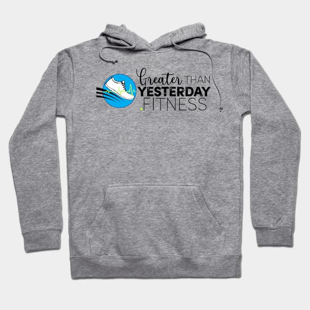 GreaterThanYesterday.Fitness Hoodie by Smrllz